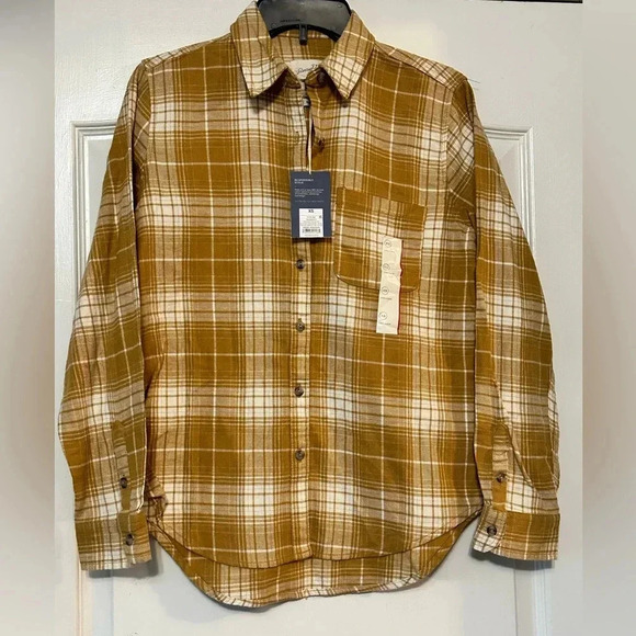 NWT —— Women’s long sleeve extra small flannel - Picture 1 of 4